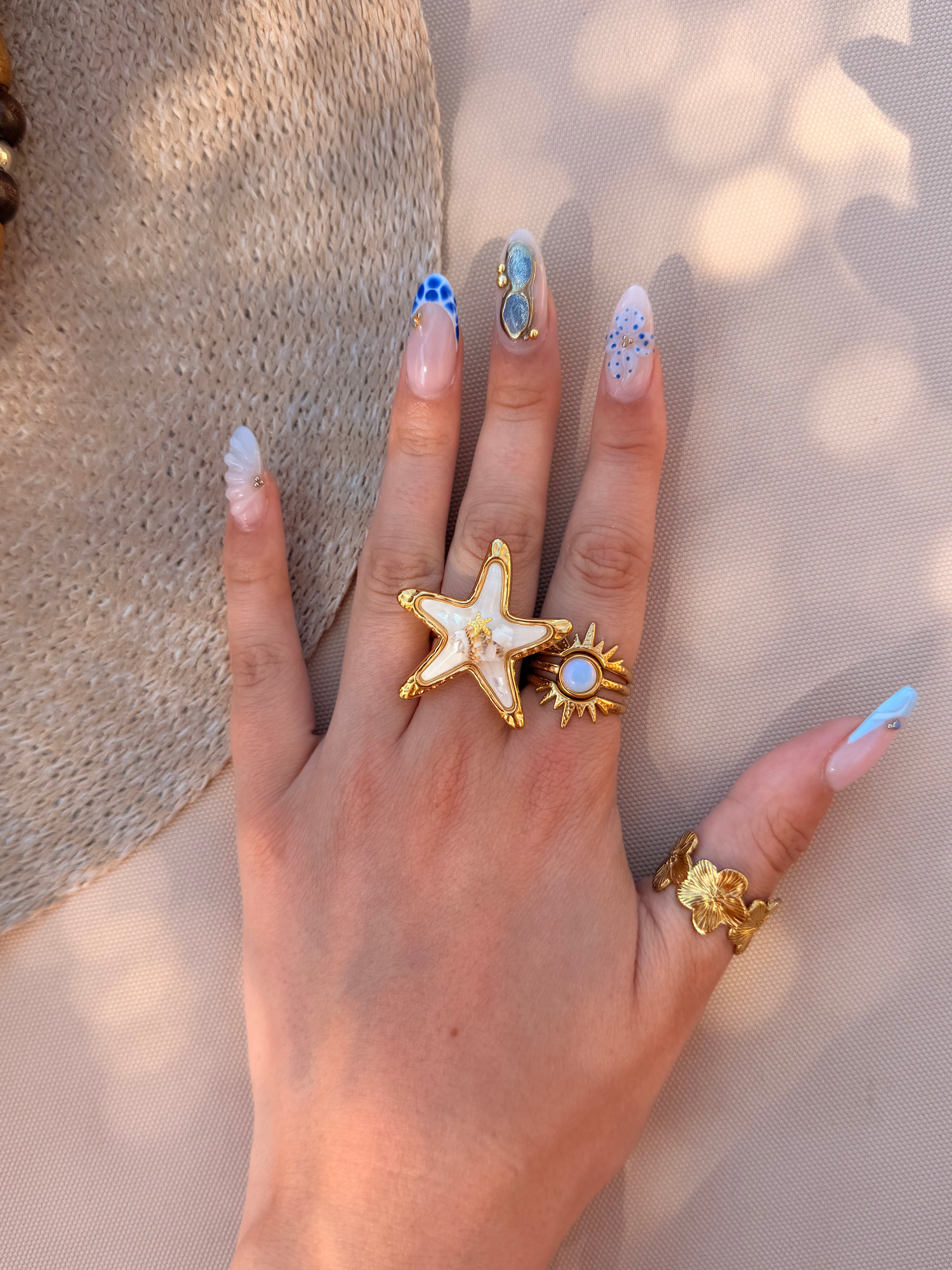 Bague Soleil Nacré