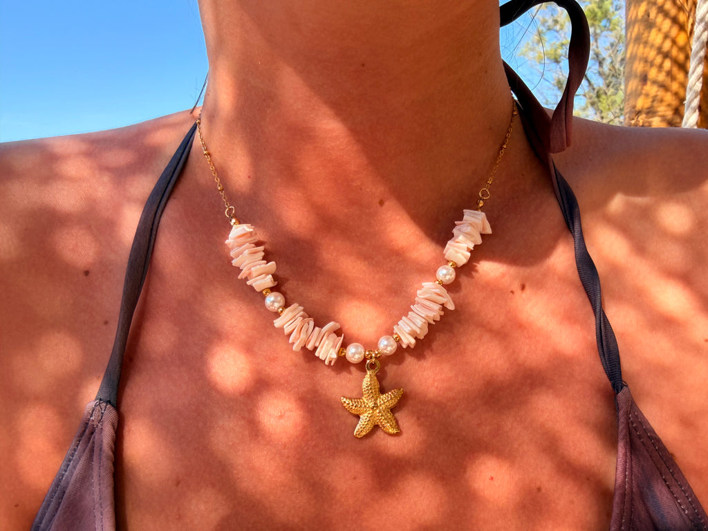 Collier Coquillages & Étoile de Mer