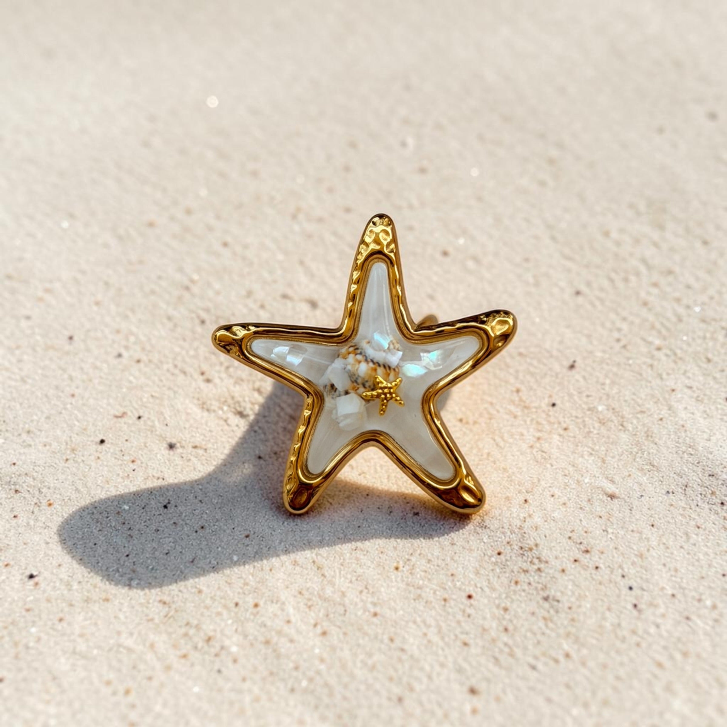 Bague étoile de mer